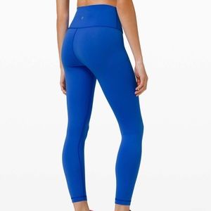 Lululemon Wunder Train Leggings 23’ blue
